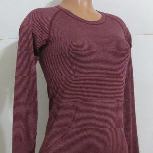 Lululemon Run Swiftly Tech Top Long Sleeve Burgundy 6